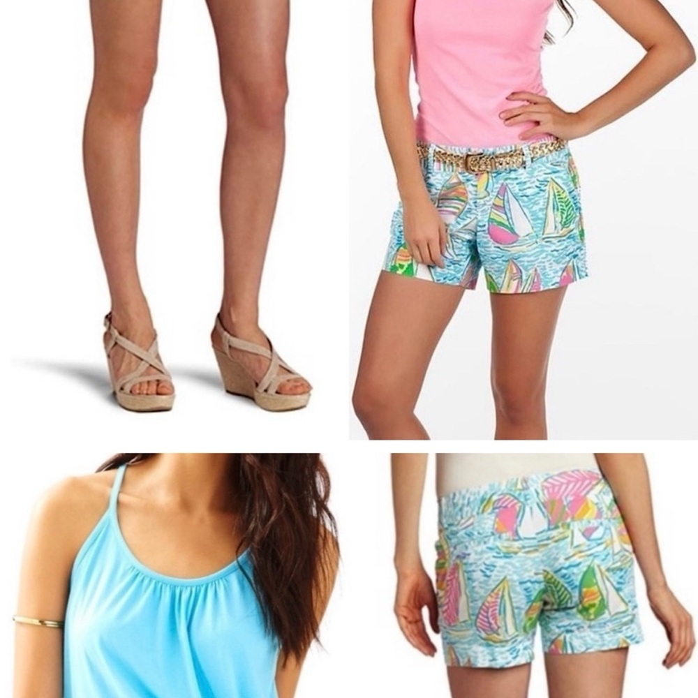 Lilly Pulitzer Multicolor Jean Shorts